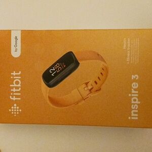 Fitbit Inspire 3, gently used, mustard